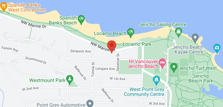 map of 4522 NW MARINE DRIVE